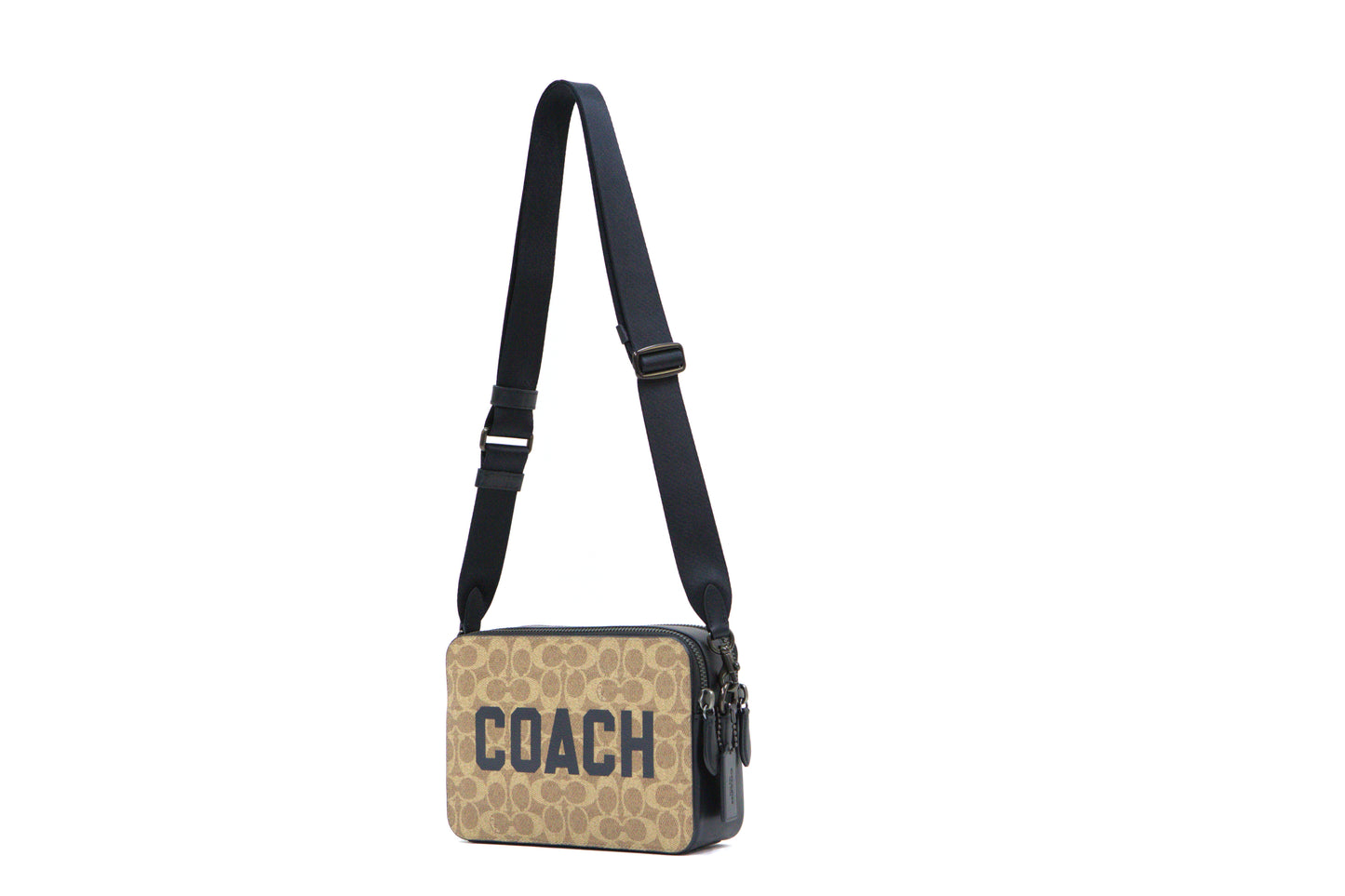 COACH CP136 CHARTER CROSSBODY 24 IN SCC TAN MULTI