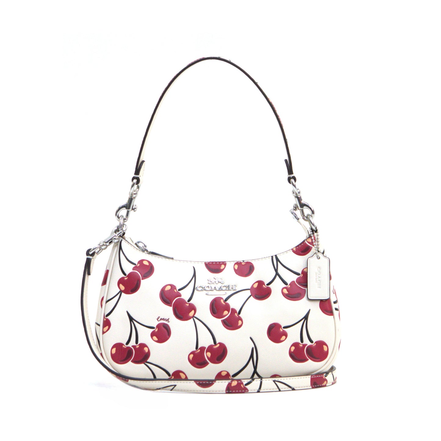 COACH CZ774 LTH CHERRY TERI SHOULDER BAG CHALK MULTI