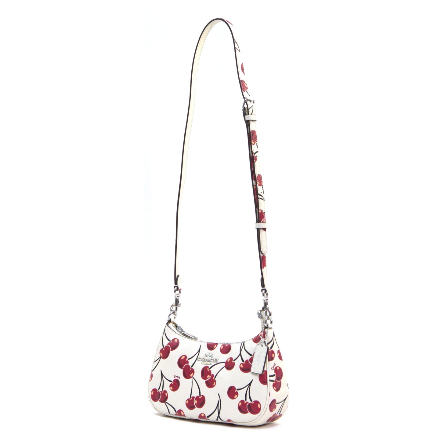 COACH CZ774 LTH CHERRY TERI SHOULDER BAG CHALK MULTI