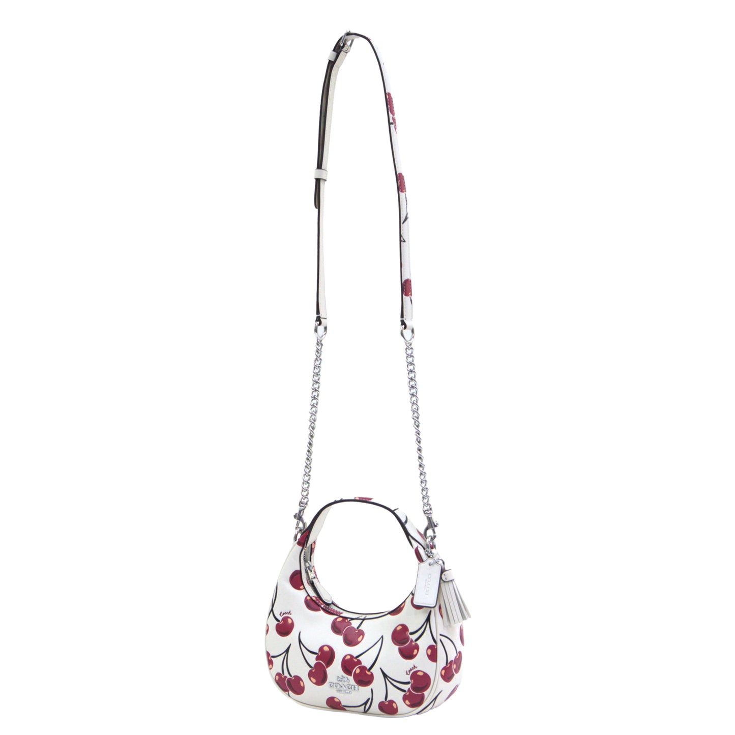 COACH CY711 CARMEN MINI CROSSBODY CHERRY CHALK MULTI