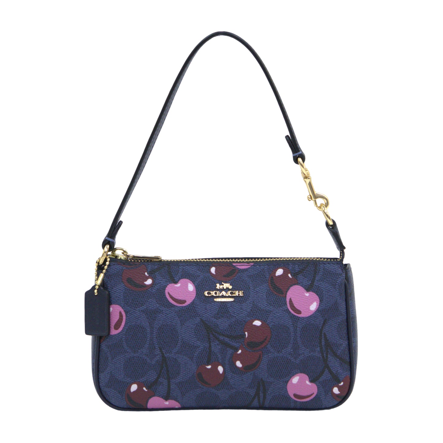 COACH CZ011 NOLITA 19 SIGNATURE CHERRY DENIM MULTI