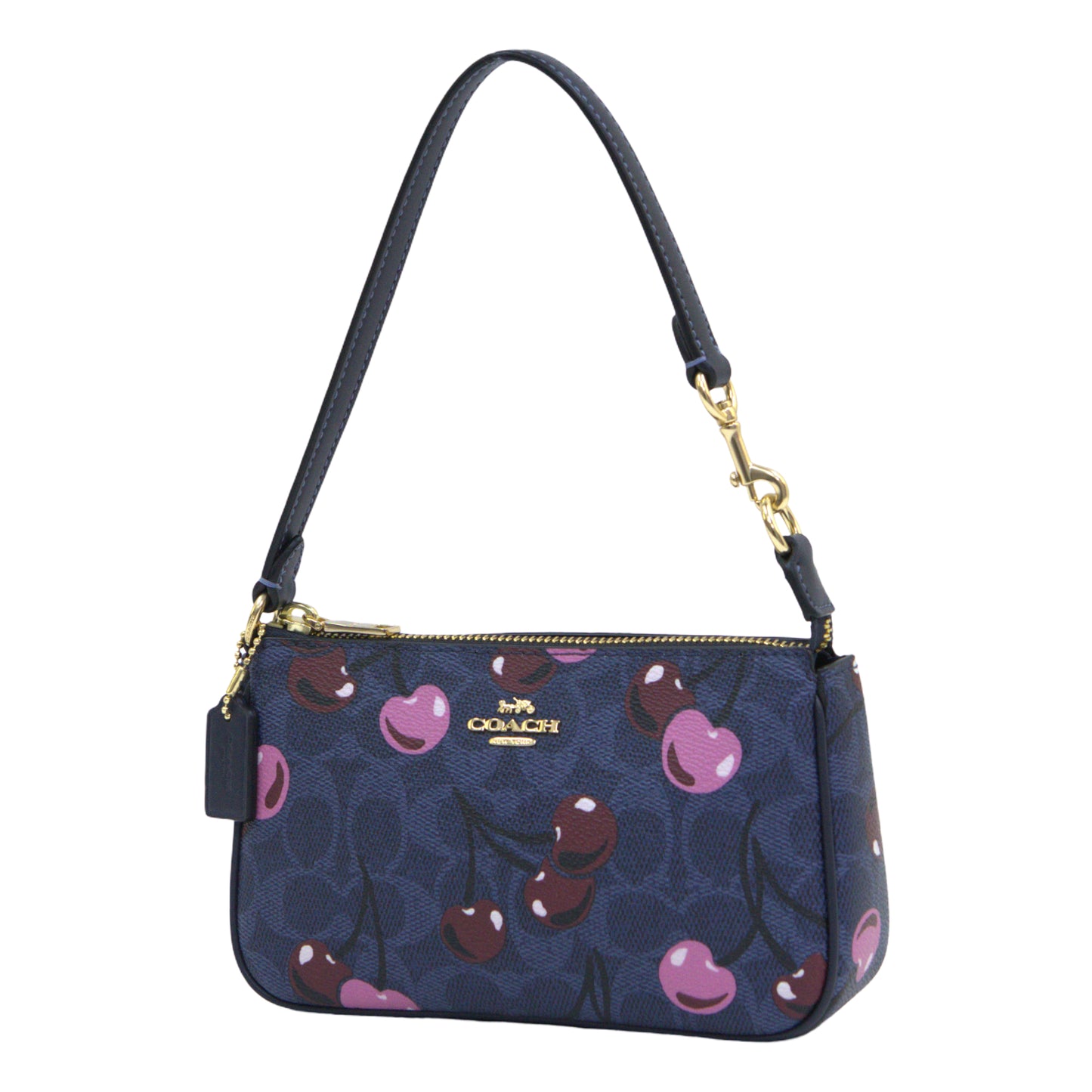 COACH CZ011 NOLITA 19 SIGNATURE CHERRY DENIM MULTI