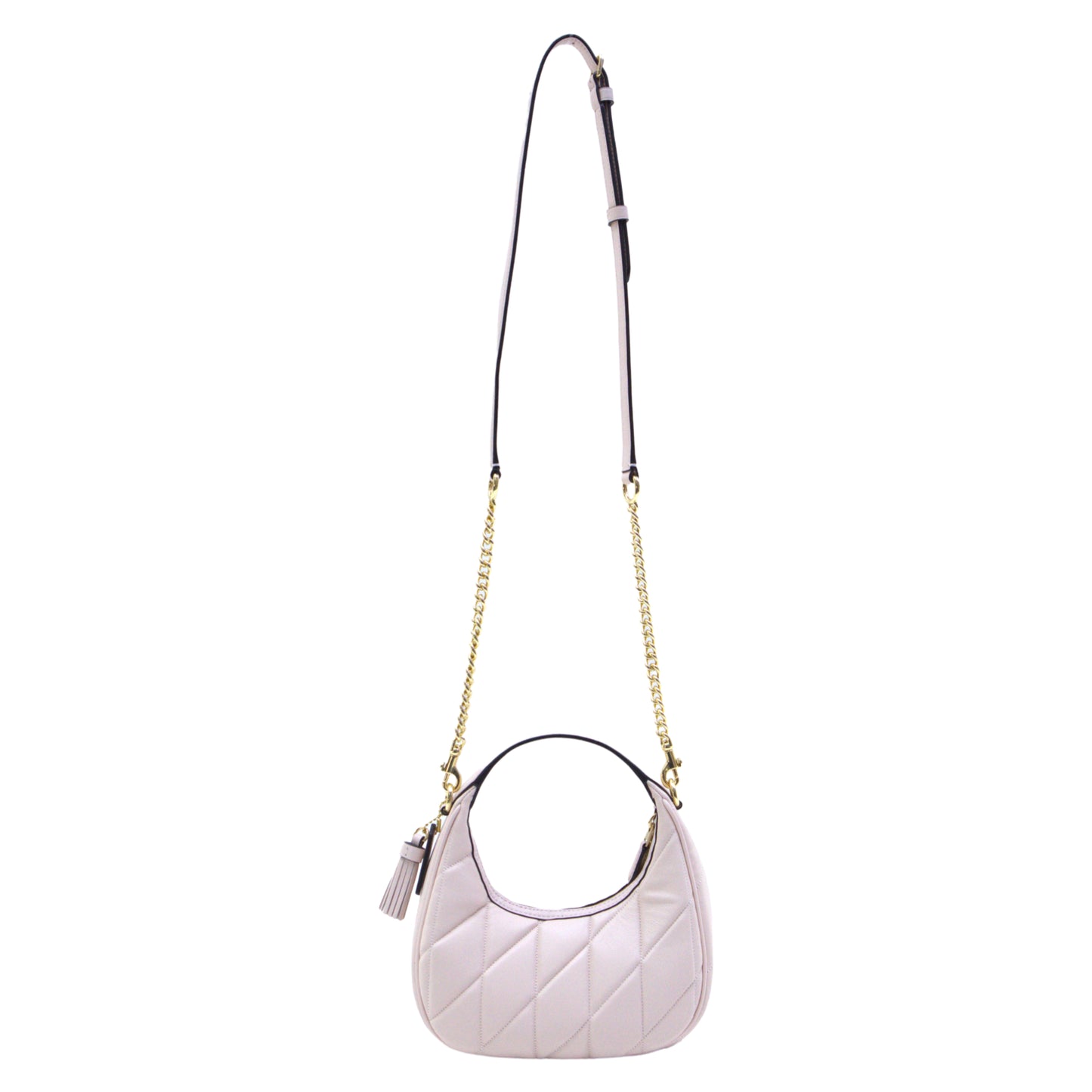 COACH CY710 CARMEN MINI CROSSBODY QUILTED BLUSH