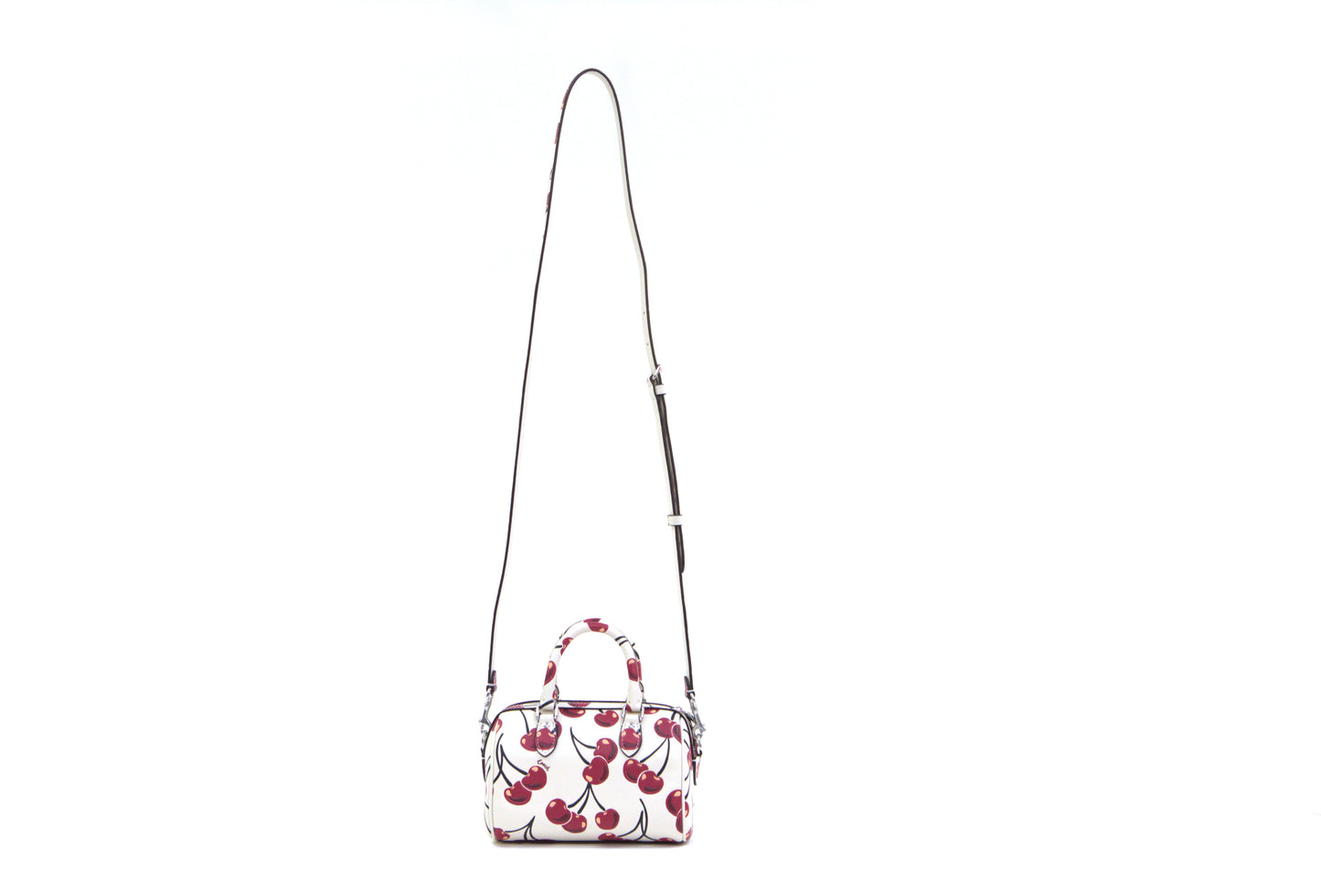 COACH CY745 MINI ROWAN WITH CHERRY PRINT CHALK MULTI