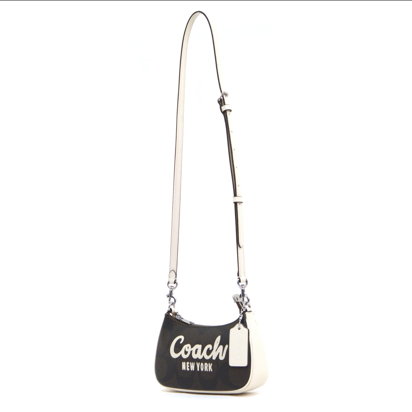 COACH CY734 TERI MINI SIGNATURE SCRIPT WALNUT/CHALK