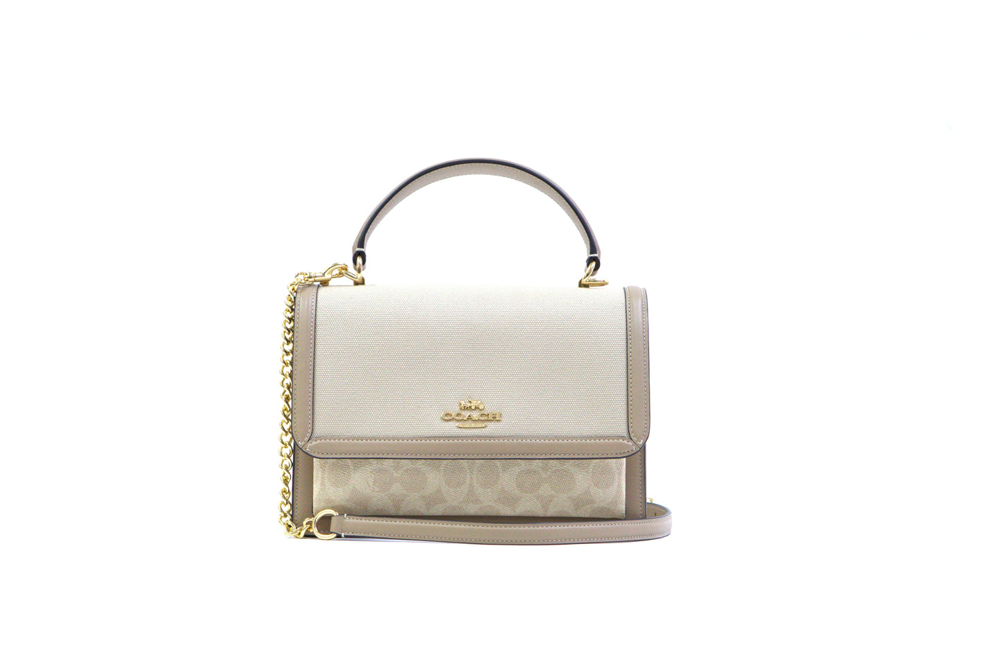 COACH CAK61 SIGNATURE BLOCKED CNS KLARE DARK NATURAL MULTI