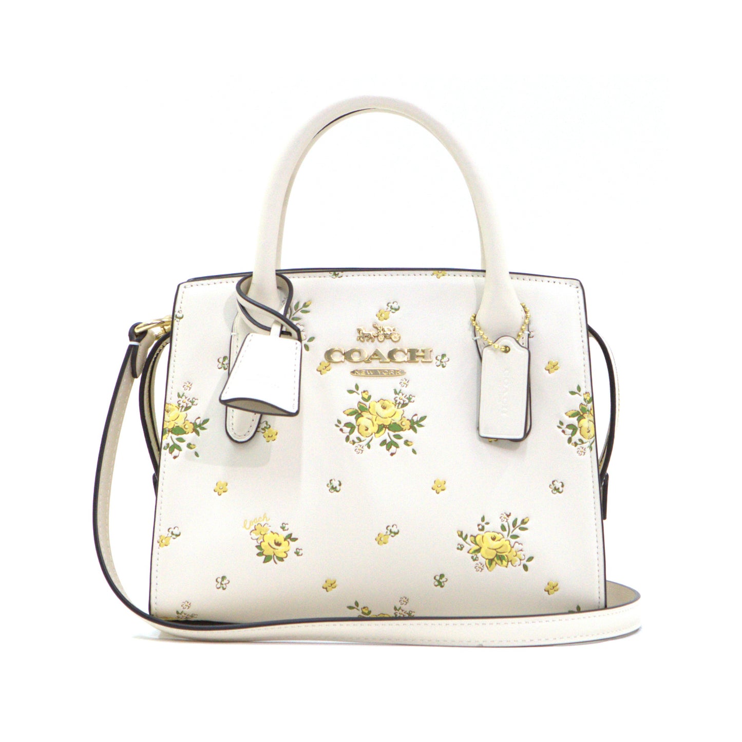 COACH CAL46 FLORAL PRINT ANDREA CARYALL CHALK MULTI