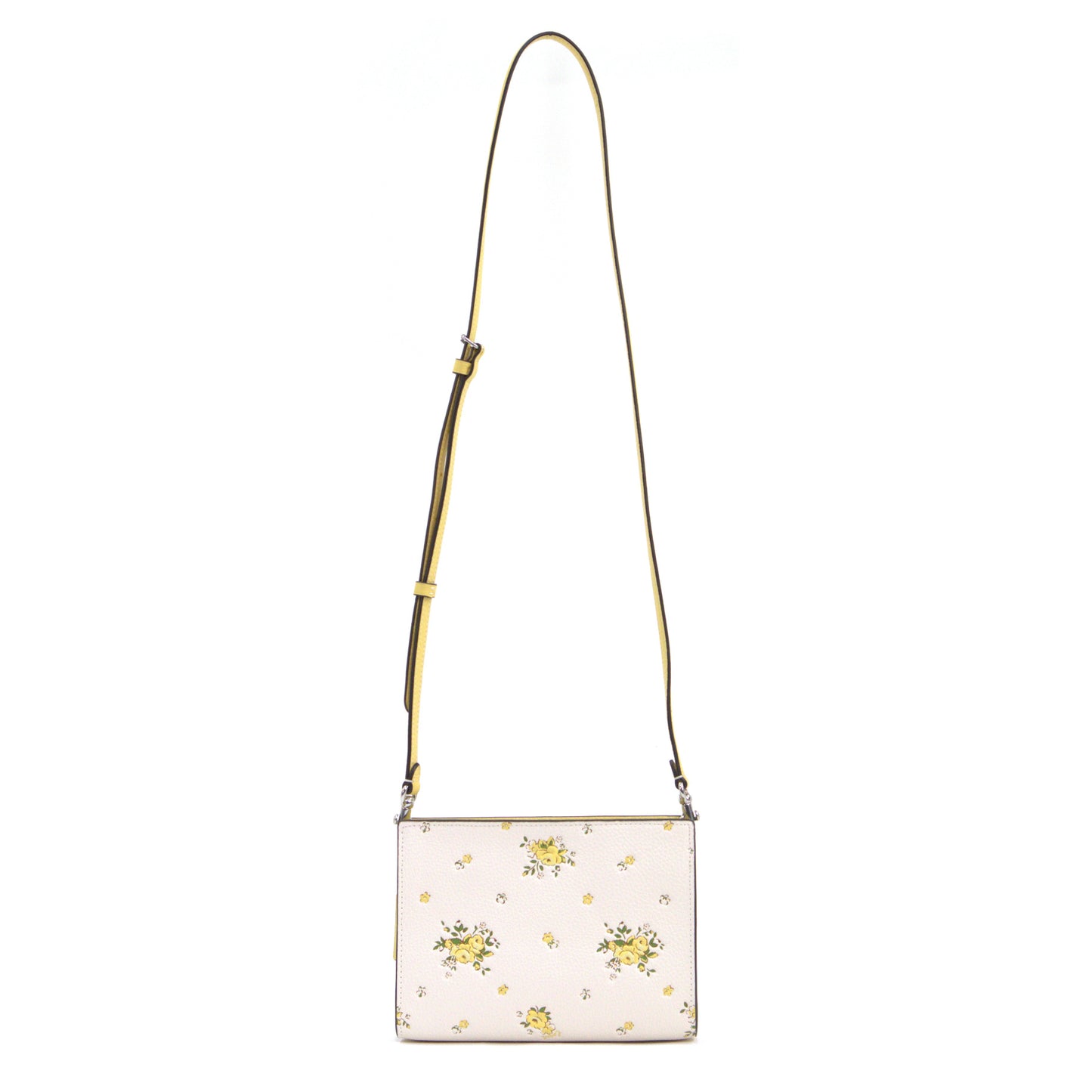 COACH CAQ27 SLIM CROSSBODY FLORAL CHALK MULTI