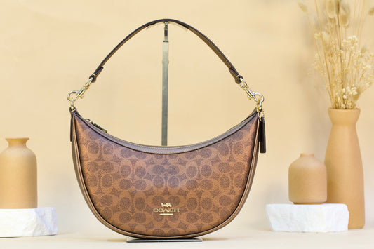 COACH CCL27 MTLLC SIG ARIA SHB BROWN/COOPER