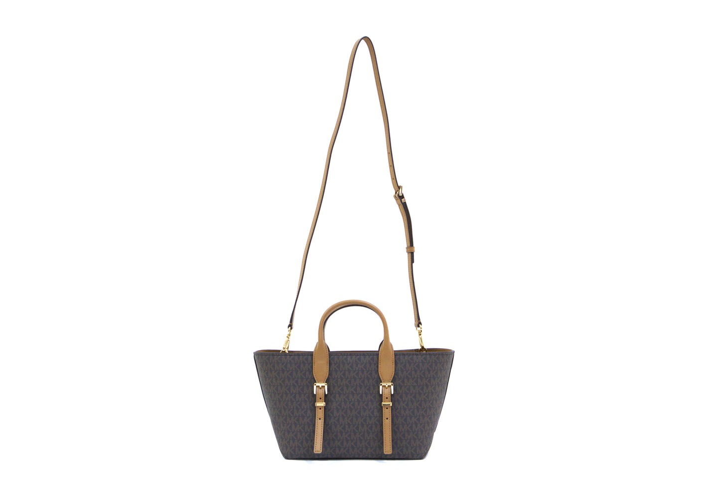 MICHAEL KORS 30RG5G90S1B MOORE SMALL SATCHEL BROWN/ACORN