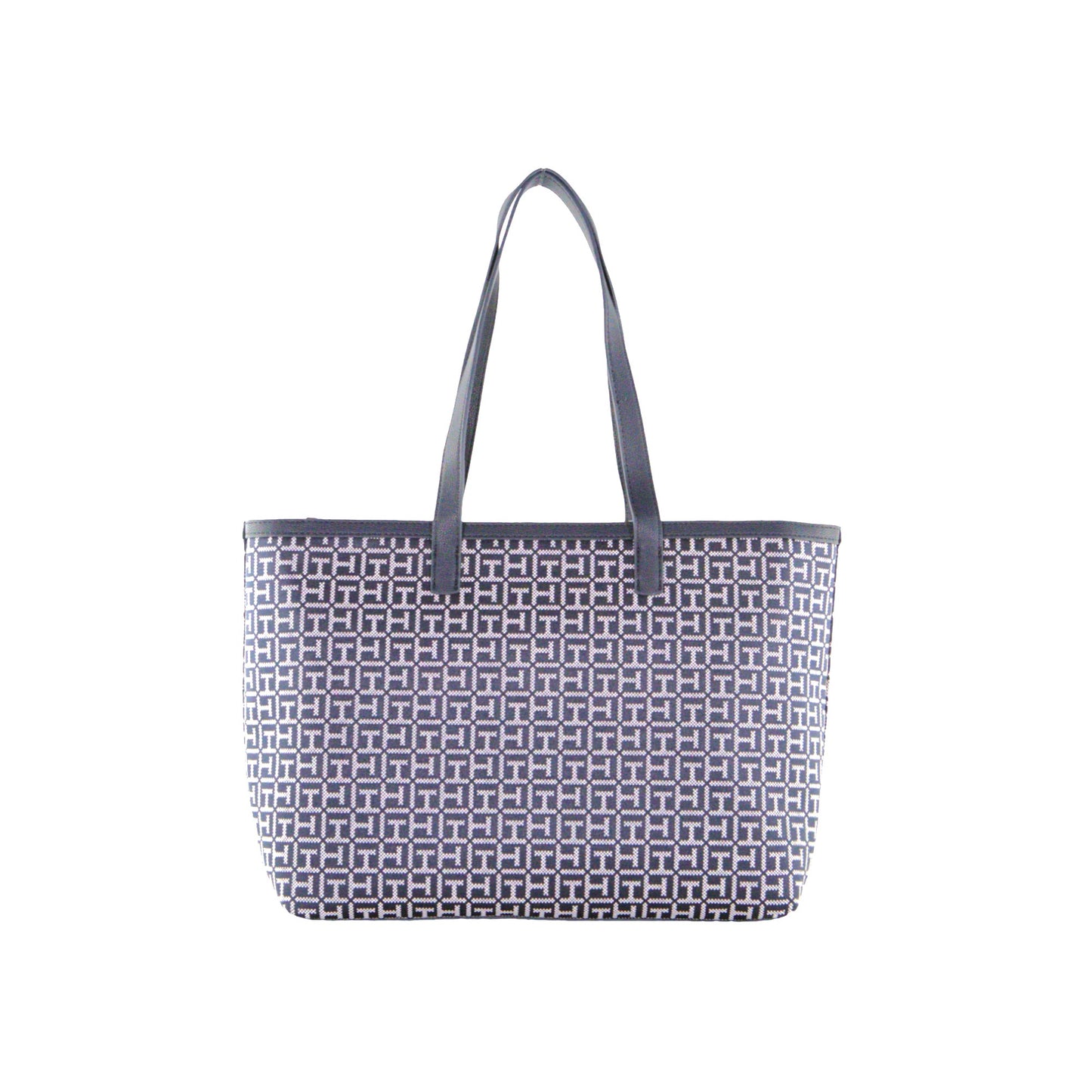 TOMMY HILFIGER ELENI 69JA962 410 2B2 MONOGRAM TOTE BLUE
