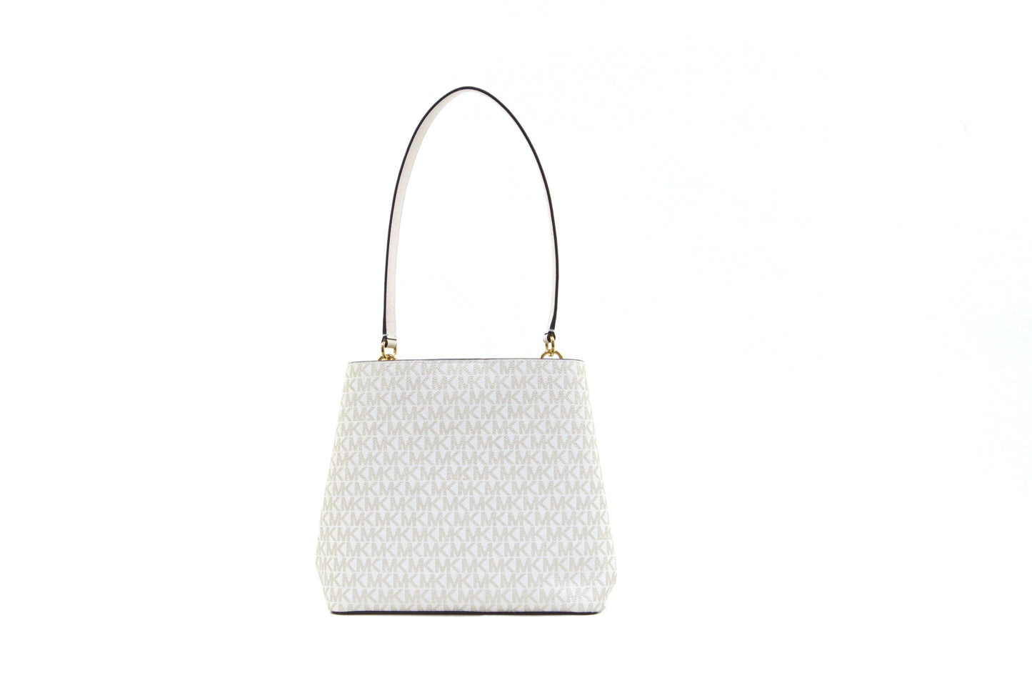 MICHAEL KORS 35F4G3FS2V PRATT MEDIUM BUCKET SHOULDER BAG PALE GOLD