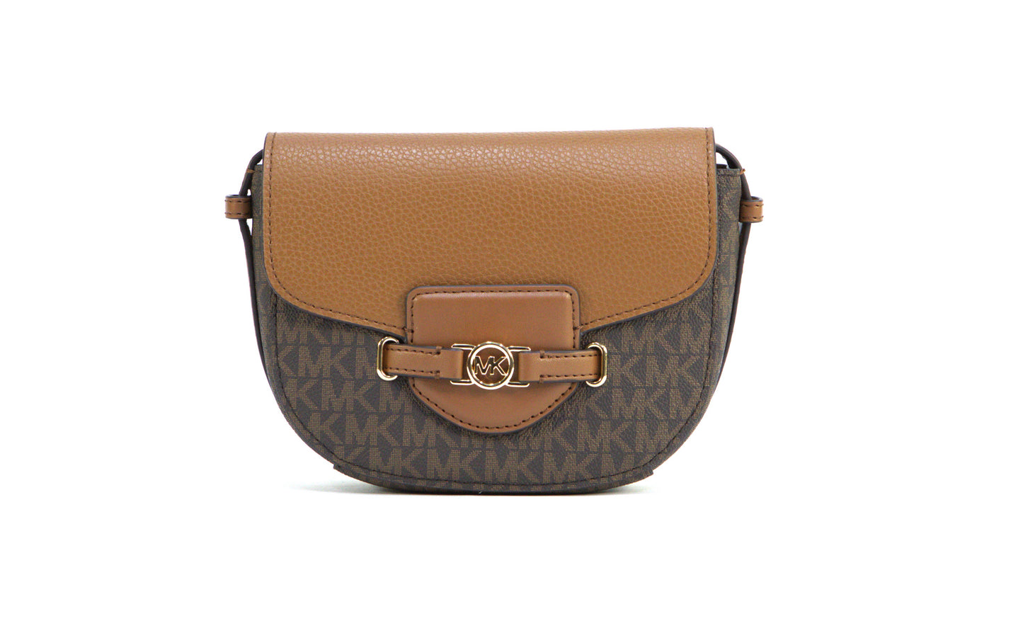 MICHAEL KORS 35F4G6RC1B REED SM SADDLE XBODY BROWN
