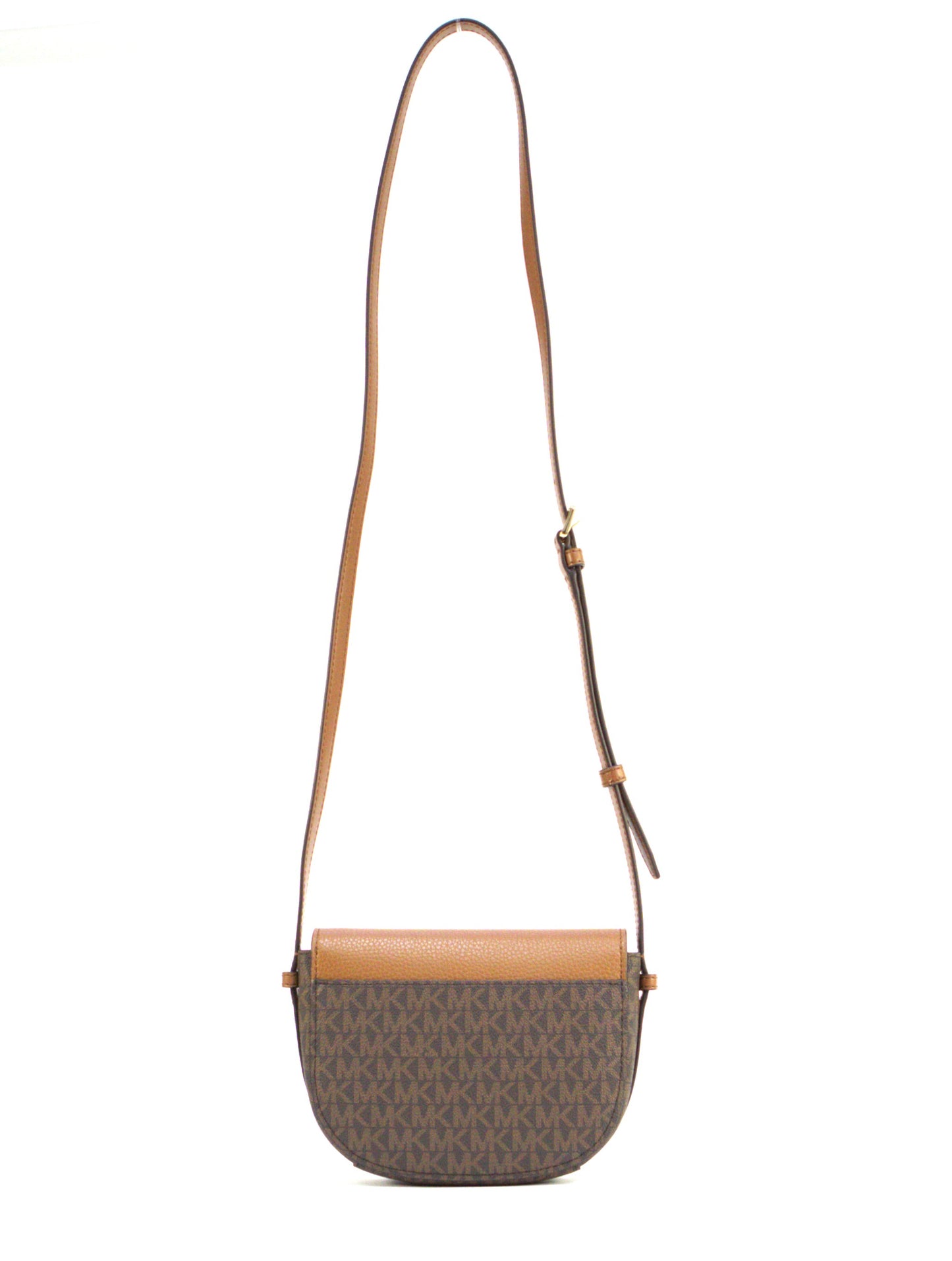 MICHAEL KORS 35F4G6RC1B REED SM SADDLE XBODY BROWN