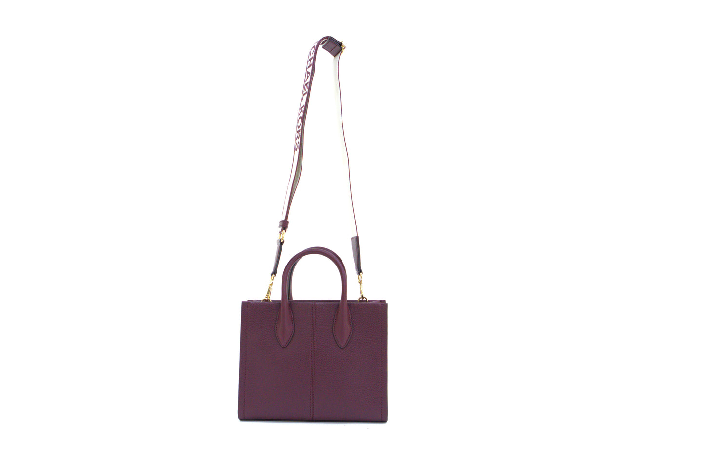 MICHAEL KORS 35S4G7ZC5L MIRELLA SMALL SHOPPER TOP ZIP CROSSBODY OXBLOOD