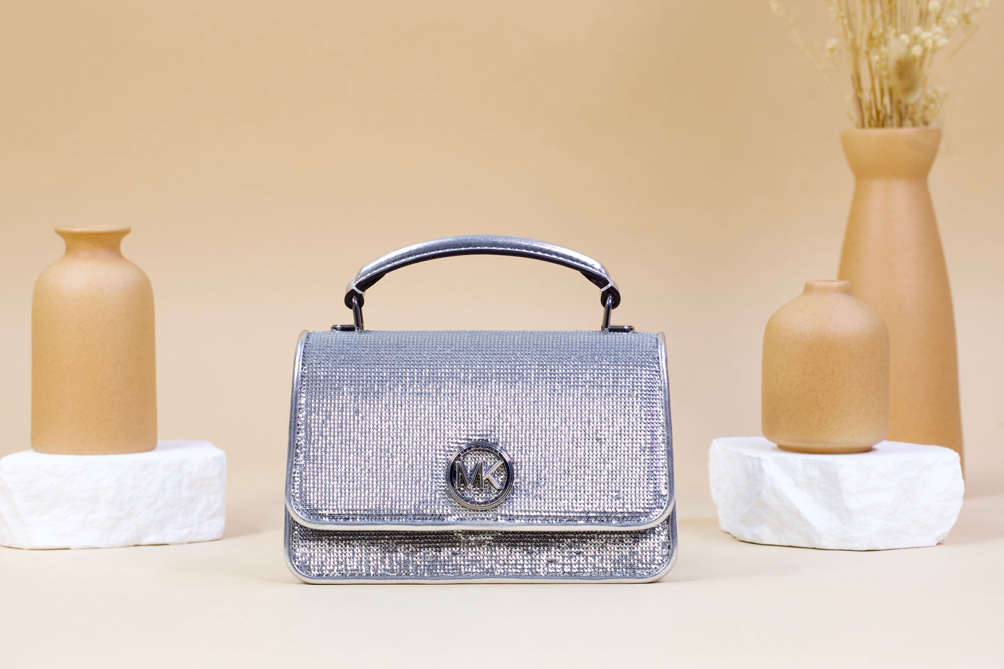 MICHAEL KORS DELANCEY 32F4SDEC5Y SM XBODY SILVER