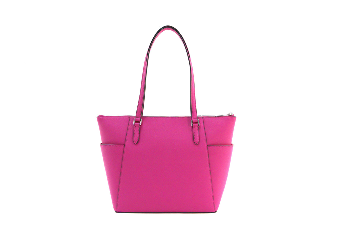 MICHAEL KORS 35F0SCFT3L CHARLOTTE LG TZ TOTE DRAGON FRUIT