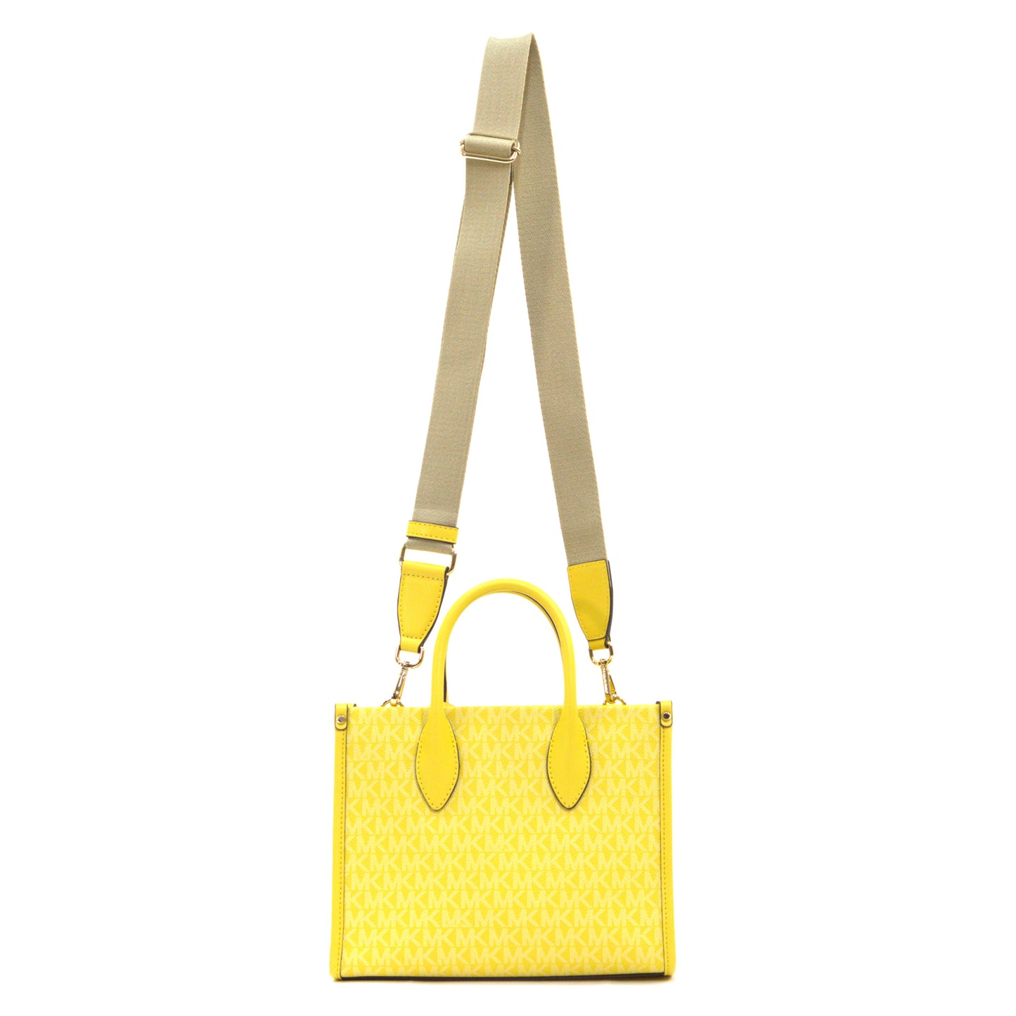 MICHAEL KORS 35R5G7ZT5V MIRELLA SMALL SHOPPER TZ CROSSBODY DAISY YELLOW