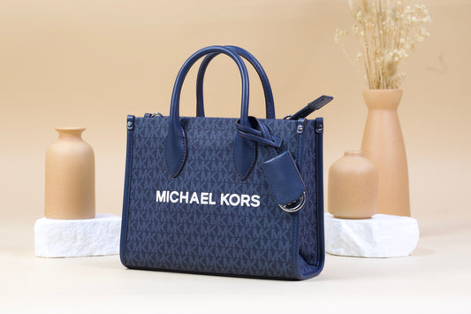 MICHAEL KORS 35R5S7ZT1B MIRELLA SMALL SHOPPER TZ CROSSBODY ADMIRAL