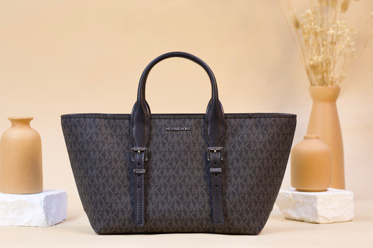 MICHAEL KORS MOORE 30R5S90S1V SM SATCHEL BLACK