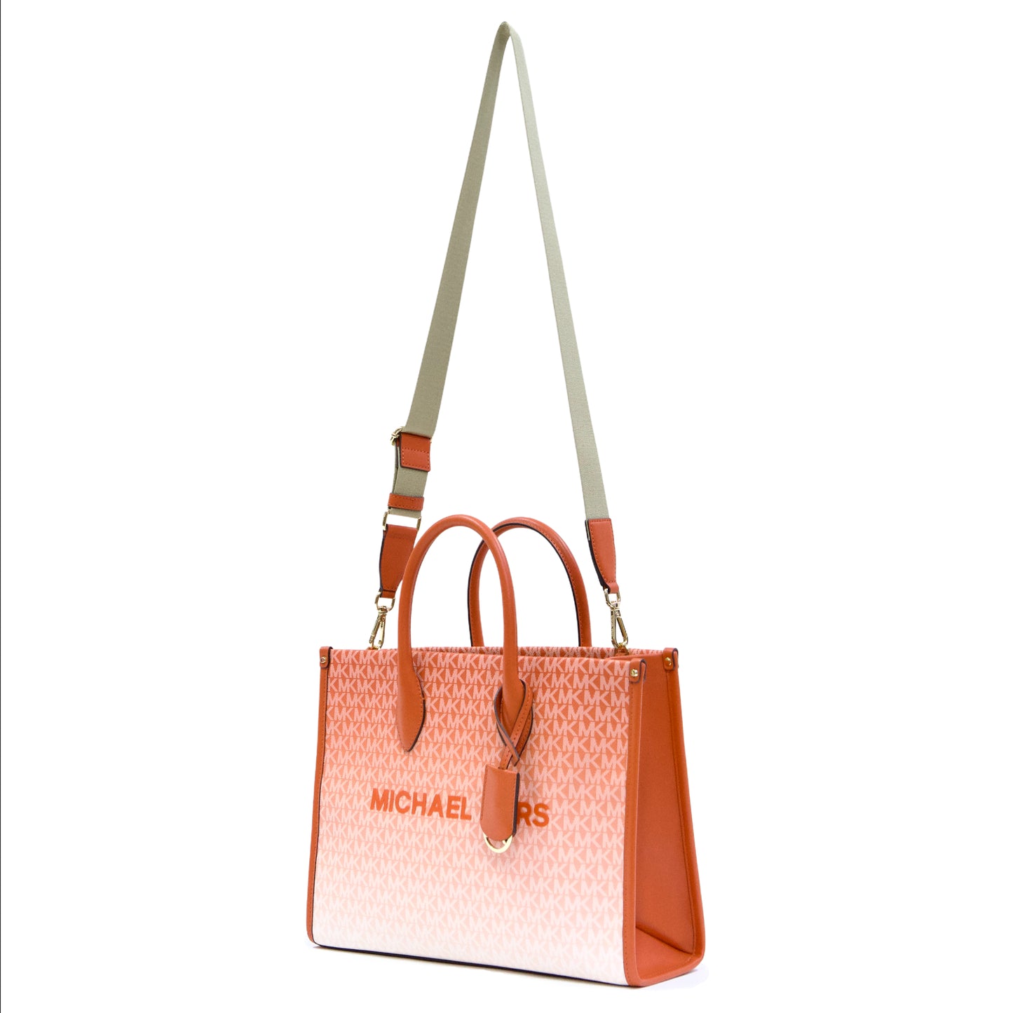 MICHAEL KORS 35S4G7ZT2B MIRELLA MD EW TOTE RED CLAY