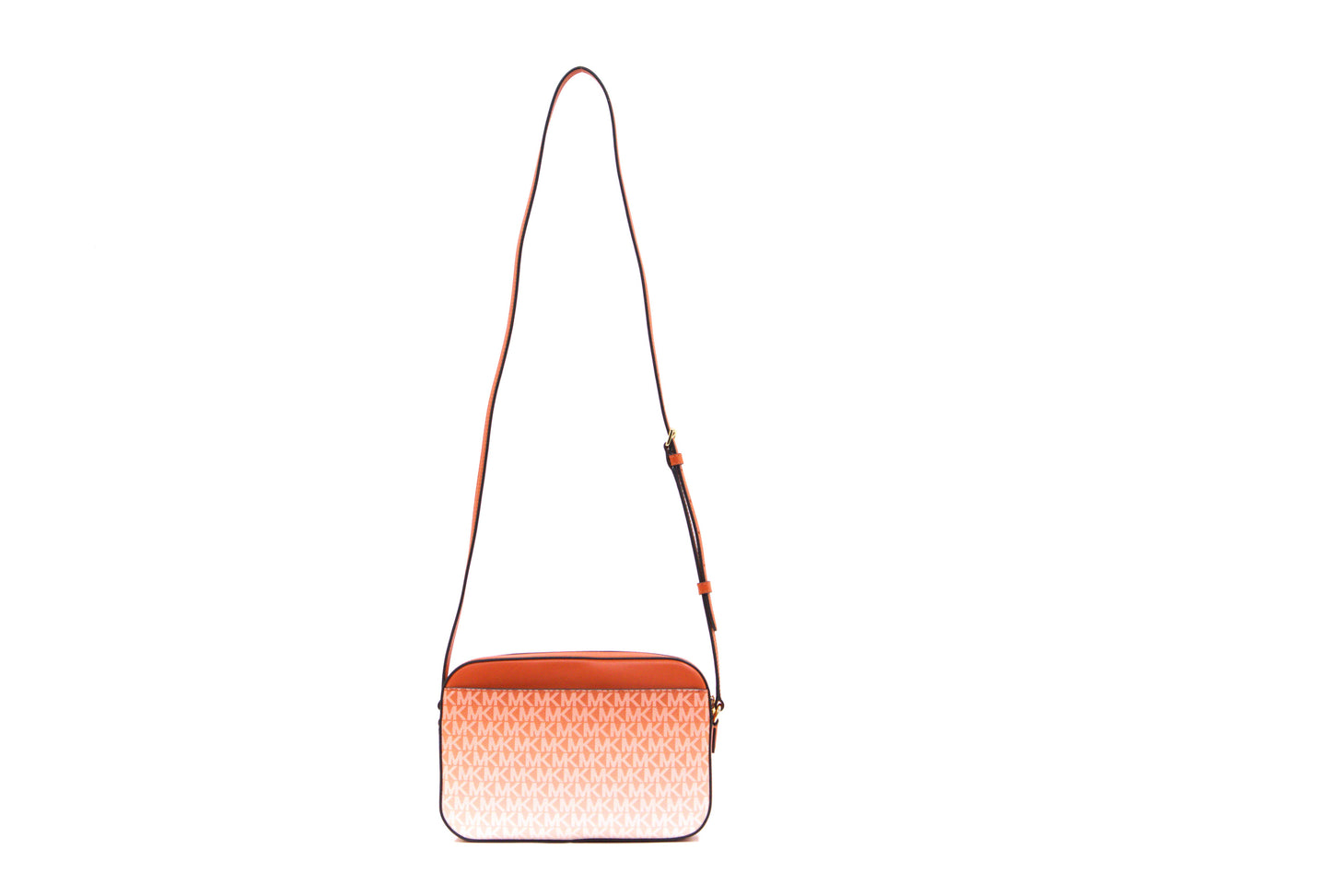 MICHAEL KORS JET SET OMBRE ZIP CHAIN RED CLAY