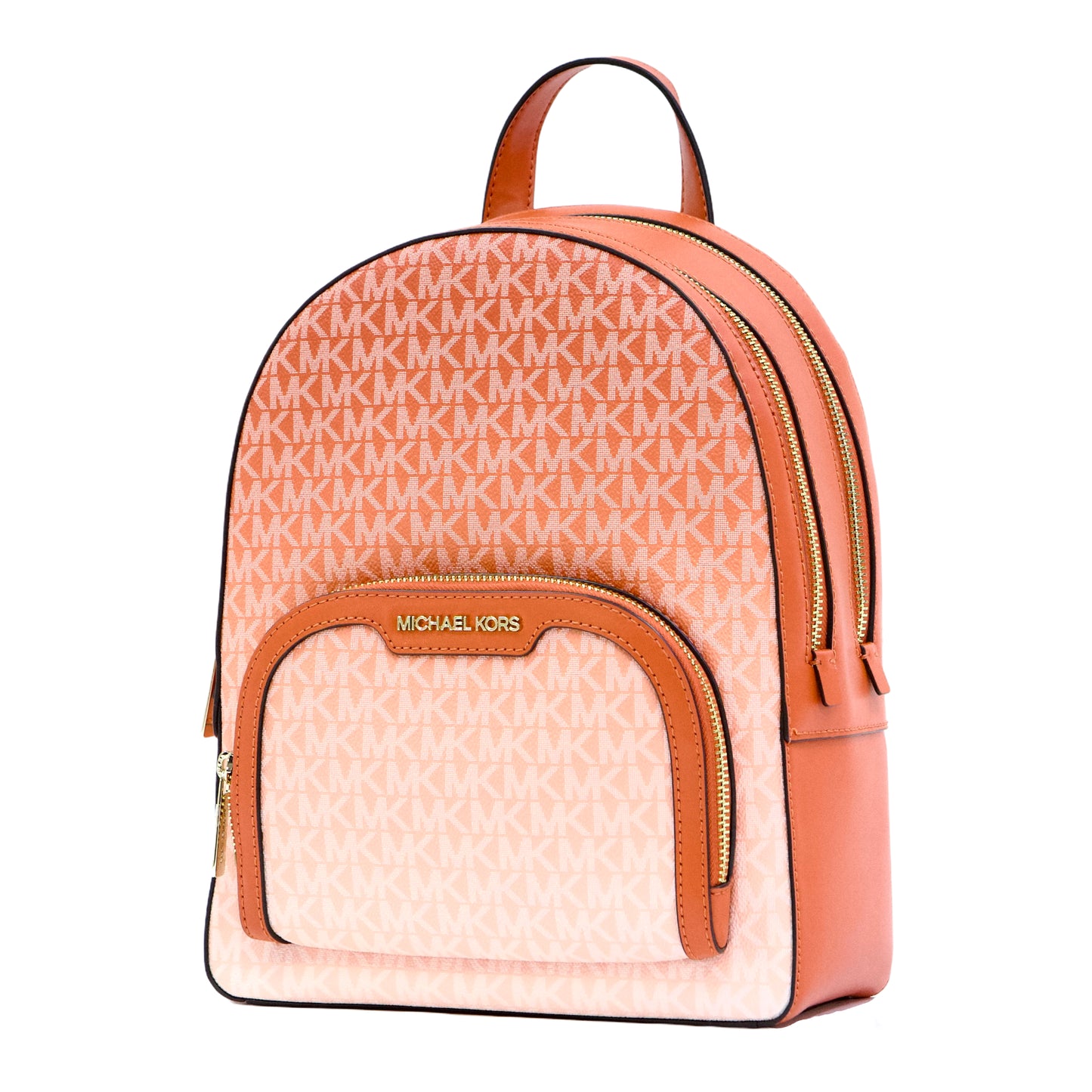 MICHAEL KORS 35S5G8TB2V JAYCEE MEDIUM ZIP POCKET BACKPACK RED CLAY