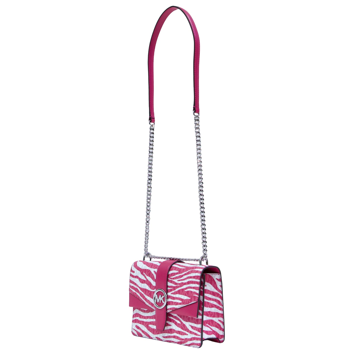 MICHAEL KORS 35S5SGRC1V GREENWICH SMALL FLAP CROSSBODY DRAGON FRUIT