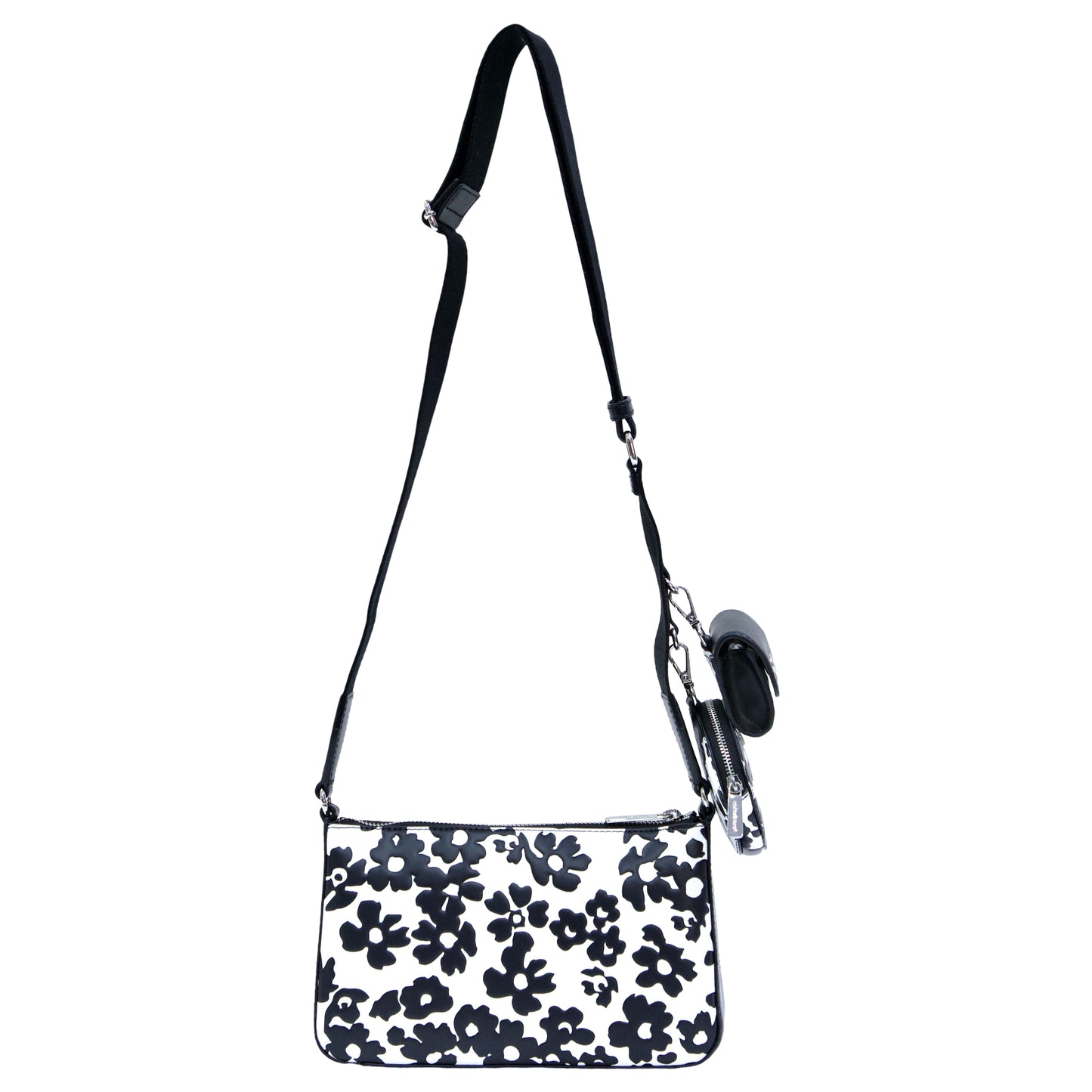 MICHAEL KORS 35S5STVC5Y JET SET TRAVEL SM CROSSBODY WITH TECH ATTACH BLACK