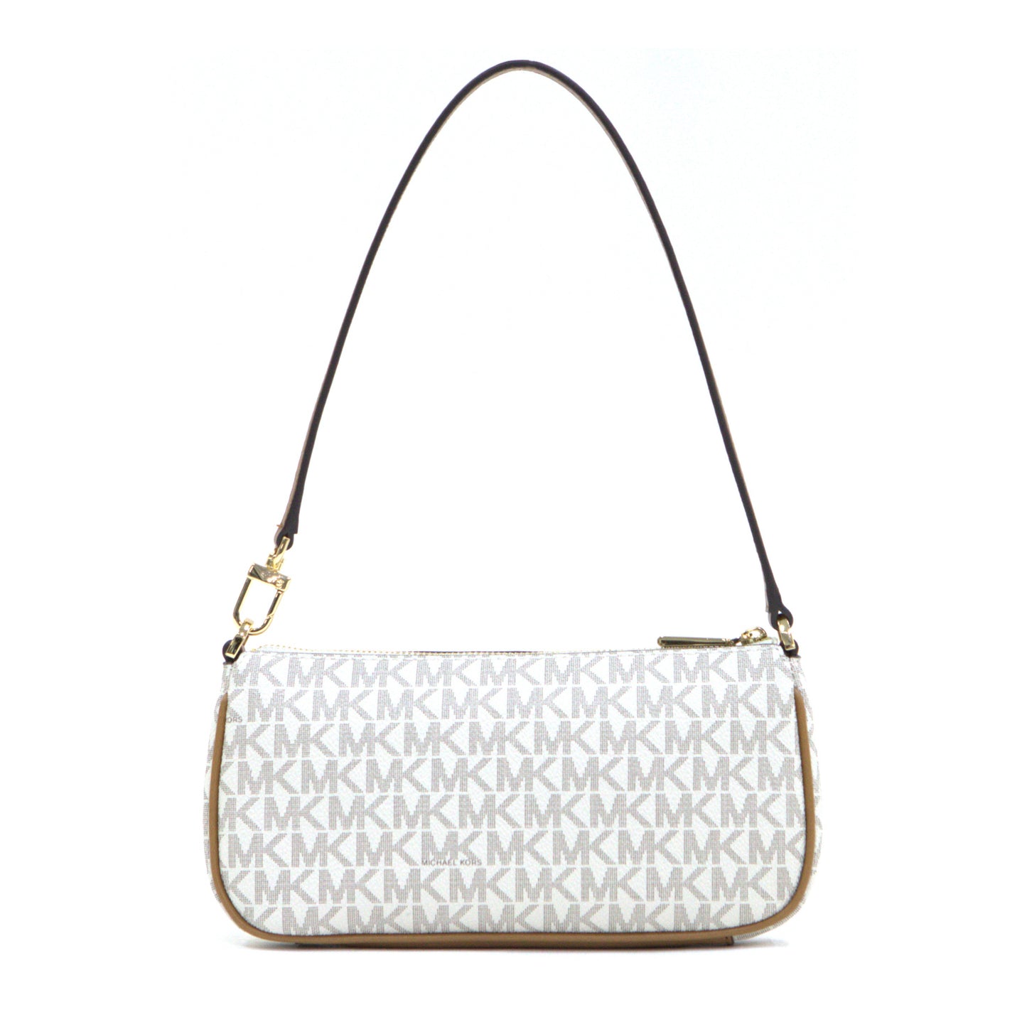 MICHAEL KORS 32S5GZCU1B ZOE SMALL CONVERTIBLE POUCHETTE VANILLA/ACORN