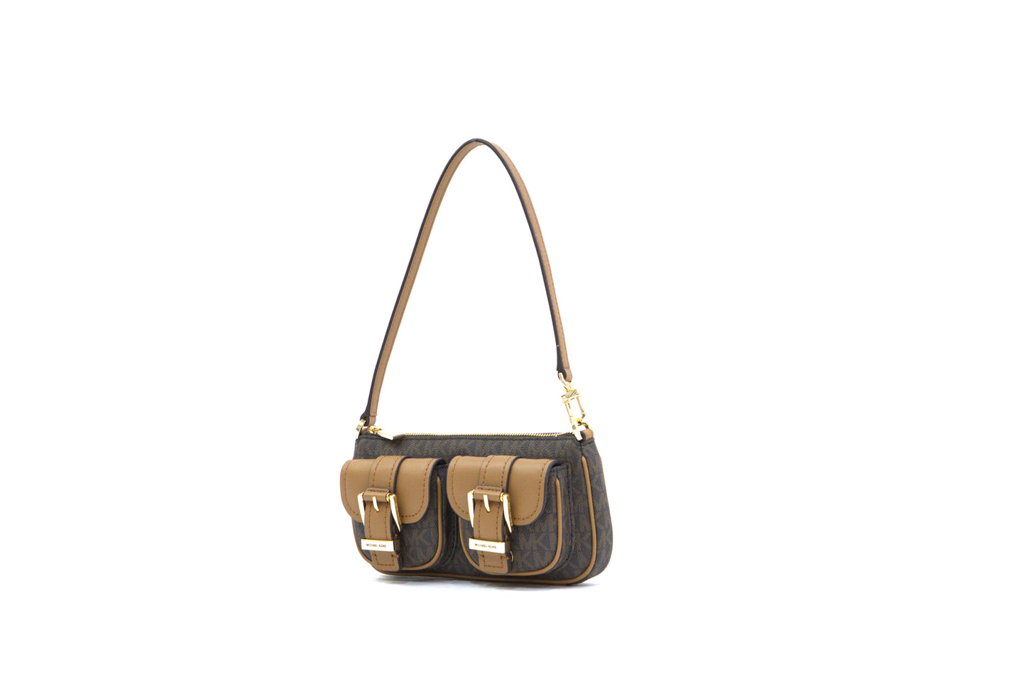 MICHAEL KORS 32S5GZCU1B ZOE SMALL CONV POUCHETTE BROWN/ACORN