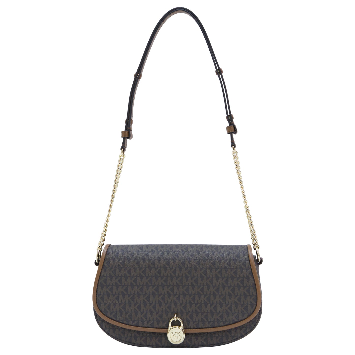 MICHAEL KORS 35T5GIMM8B MILA MD EAST WEST SLING MESSENGER BROWN