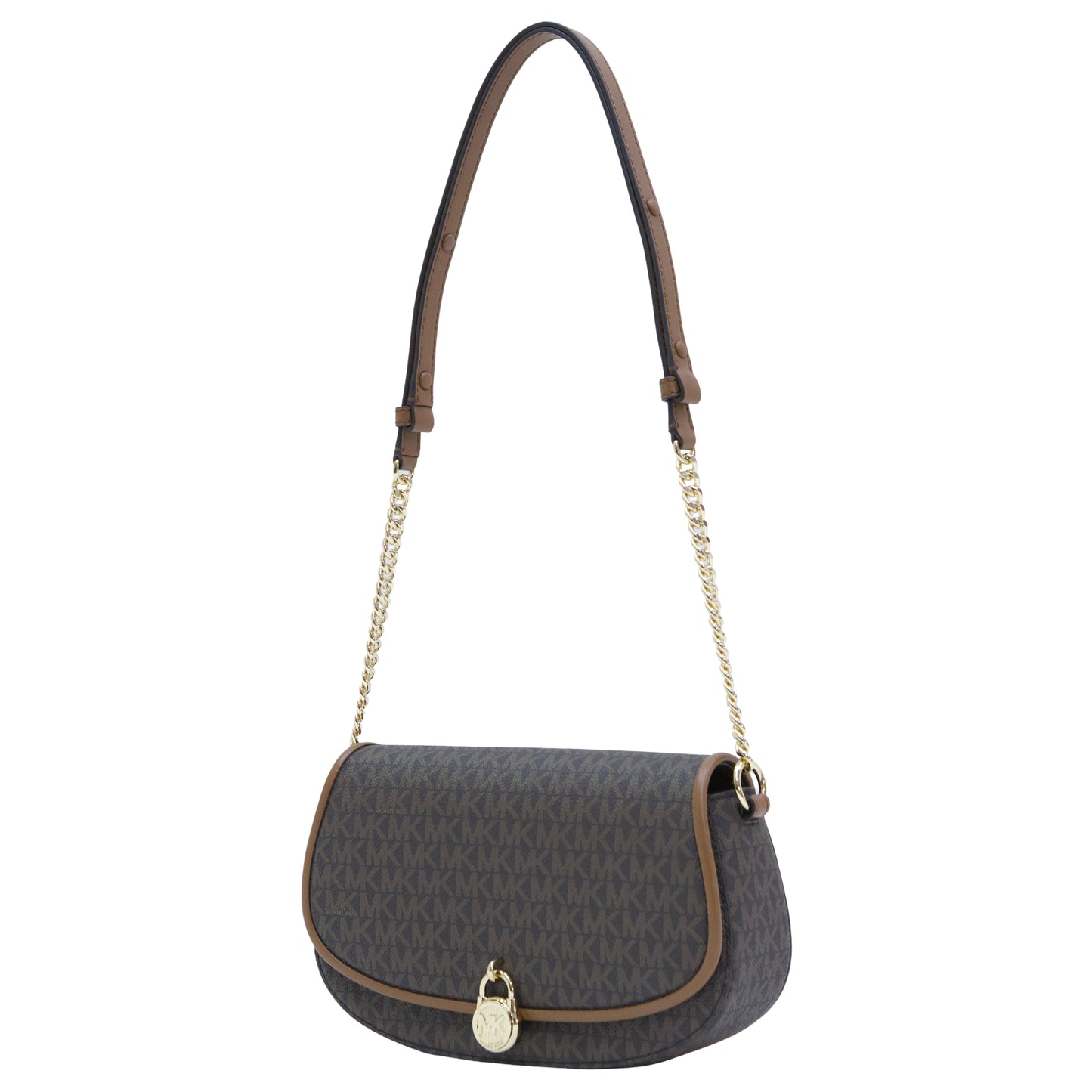 MICHAEL KORS 35T5GIMM8B MILA MD EAST WEST SLING MESSENGER BROWN