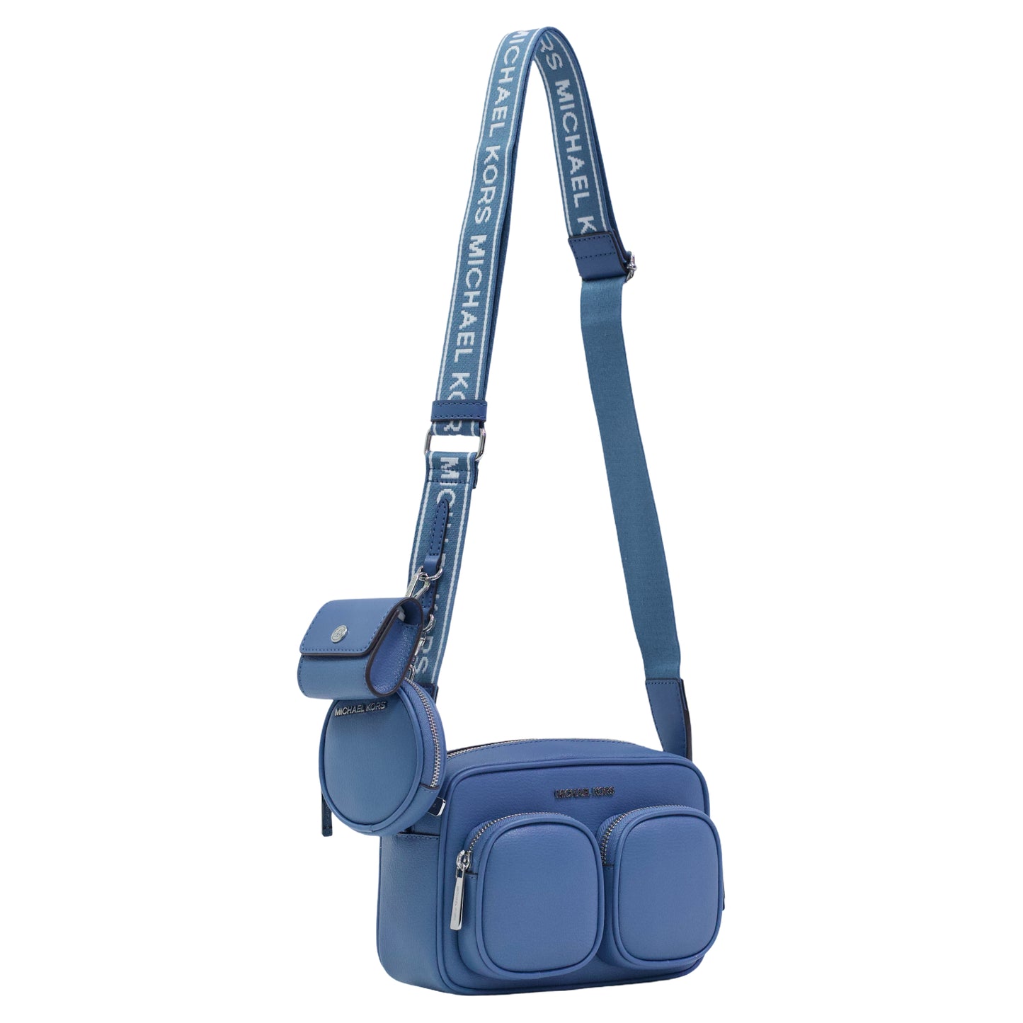 MICHAEL KORS 35S5STTC2L JET SET ITEM MD PKT XBODY W ATTCH CORNFLOWER