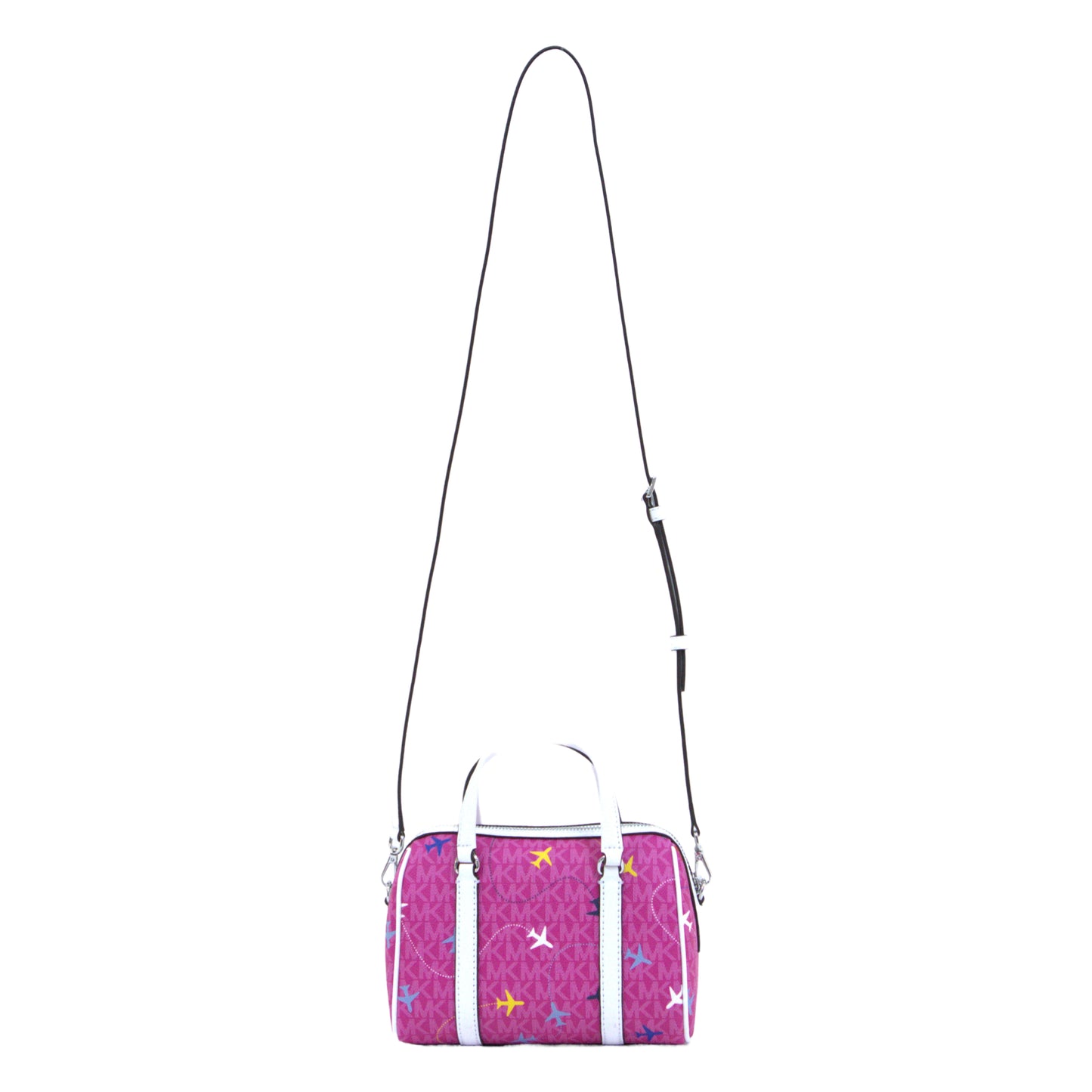 MICHAEL KORS 35R5STFC5V TRAVEL SMALL DUFFLE XBODY DRAGONFRUIT