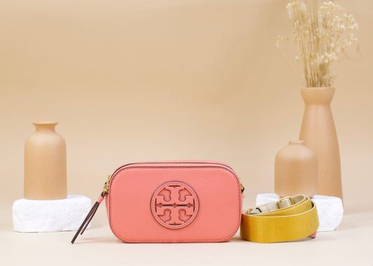 TORY BURCH 158488 MILLER MINI CROSSBODY BAG CORAL CRUSH