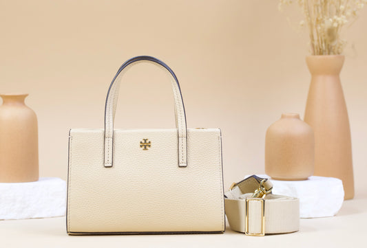 TORY BURCH BLAKE 1606371124 MINI TOTE BEIGE