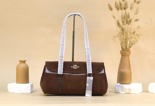COACH SDE BRIDGET SHOULDER BAG CDB06 BROWN / MAPLE