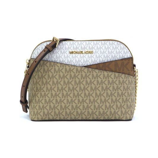 MICHAEL KORS 35S5GTVC6B JET SET TRAVEL MEDIUM DOME CROSSBODY CAMEL MULTI