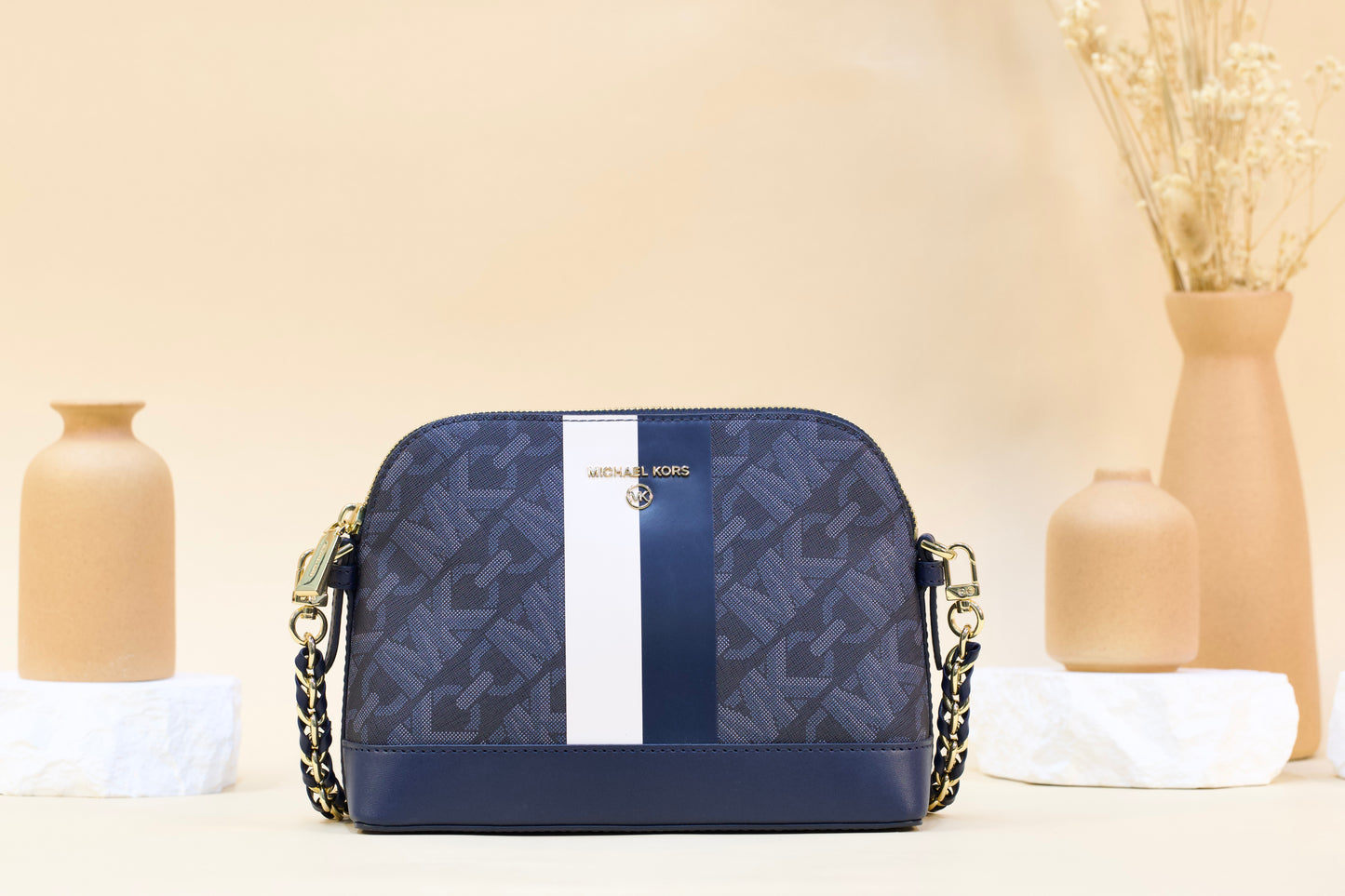 MICHAEL KORS 32R4GT9C7B JET SET CHARM DOME ADMIRAL BLUE