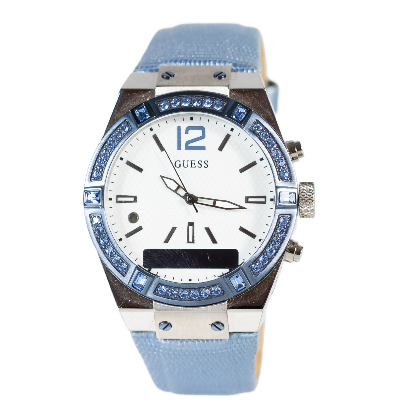 GUESS Connect Digital & Quartz Smart Women's Watch C0002M5 Blue & White