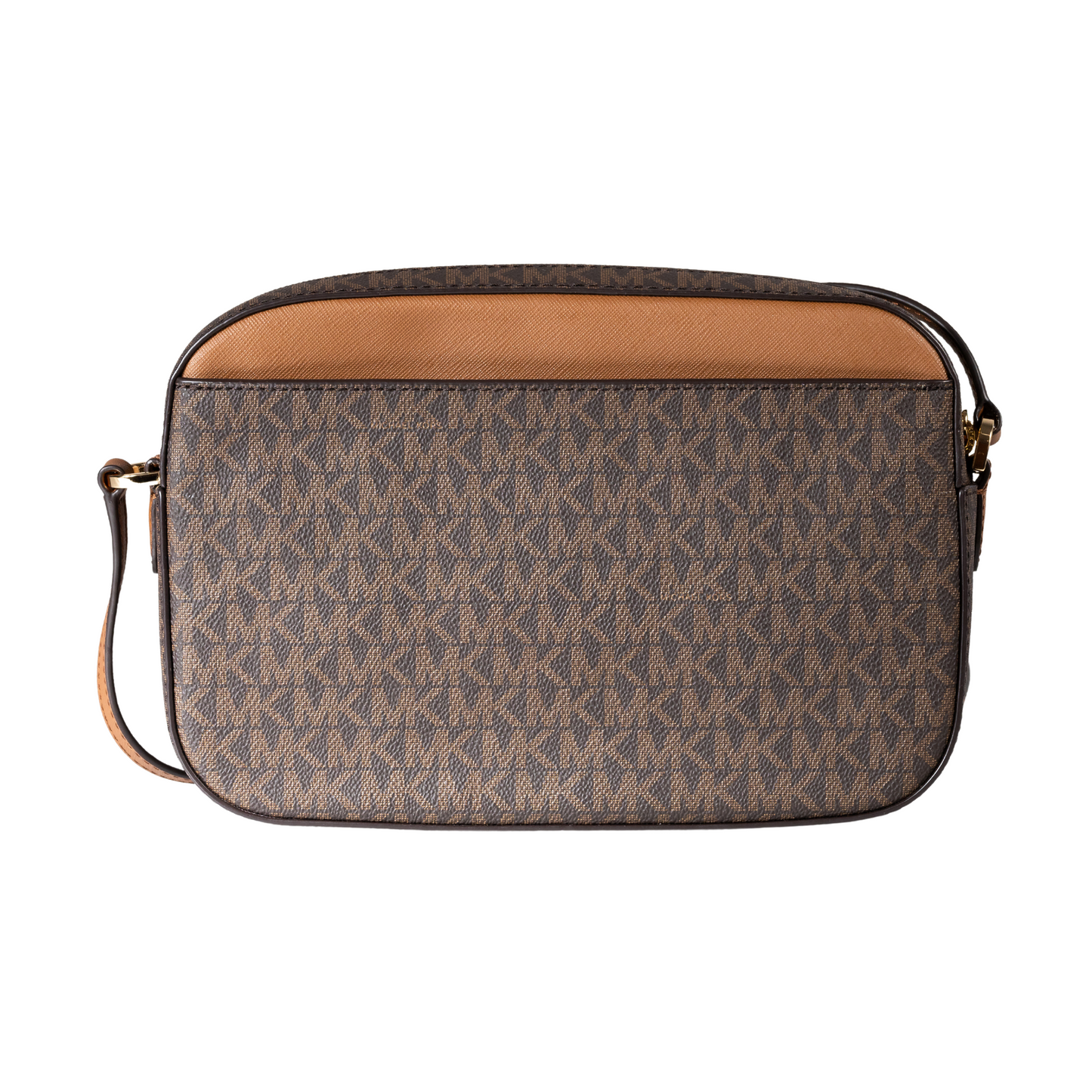 Michael Kors Jet Set Item Large East West Zip Chain MK Leather Crossbody Bag