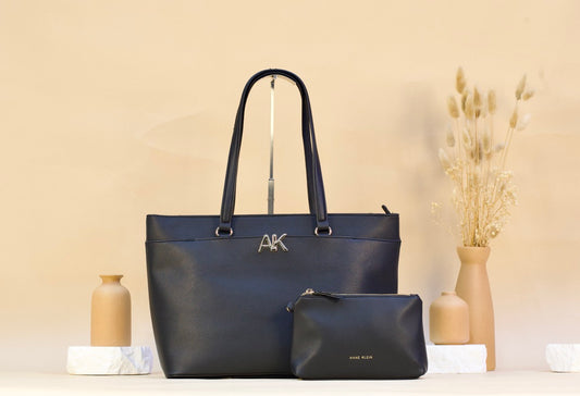 ANNE KLEIN AKH6148 TOTE WITH POUCH BLACK