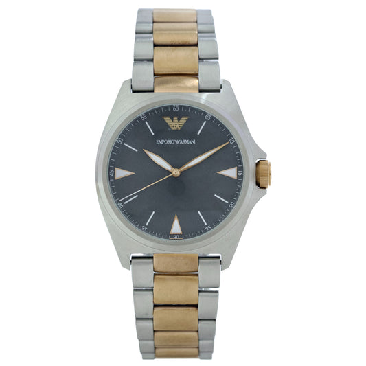 Armani Quartz Grey Dial Stainless Steel Men's Watch - AR11256