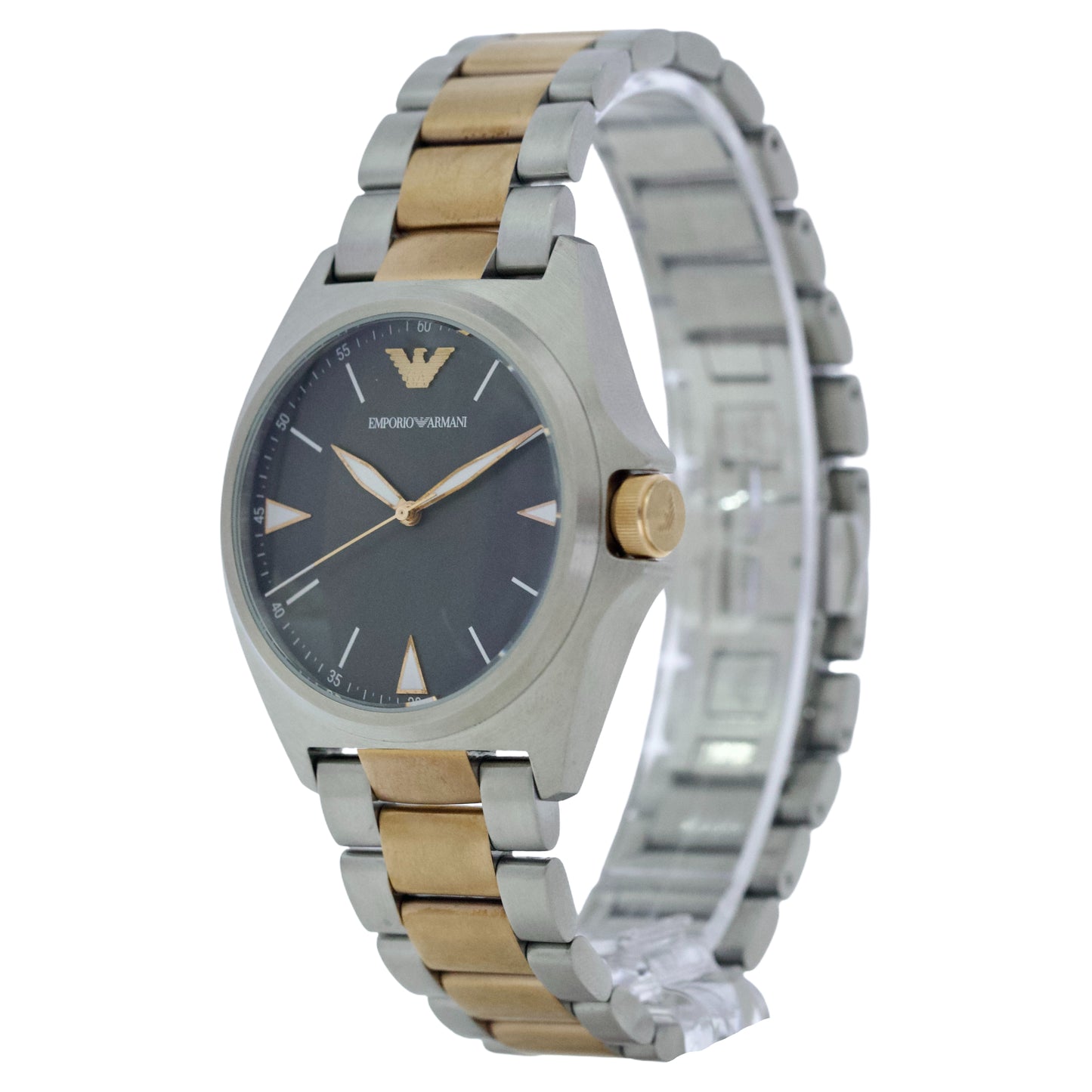 Armani Quartz Grey Dial Stainless Steel Men's Watch - AR11256