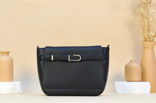 DKNY R41EAC38 PENELOPE FLAP CROSSBODY BLACK