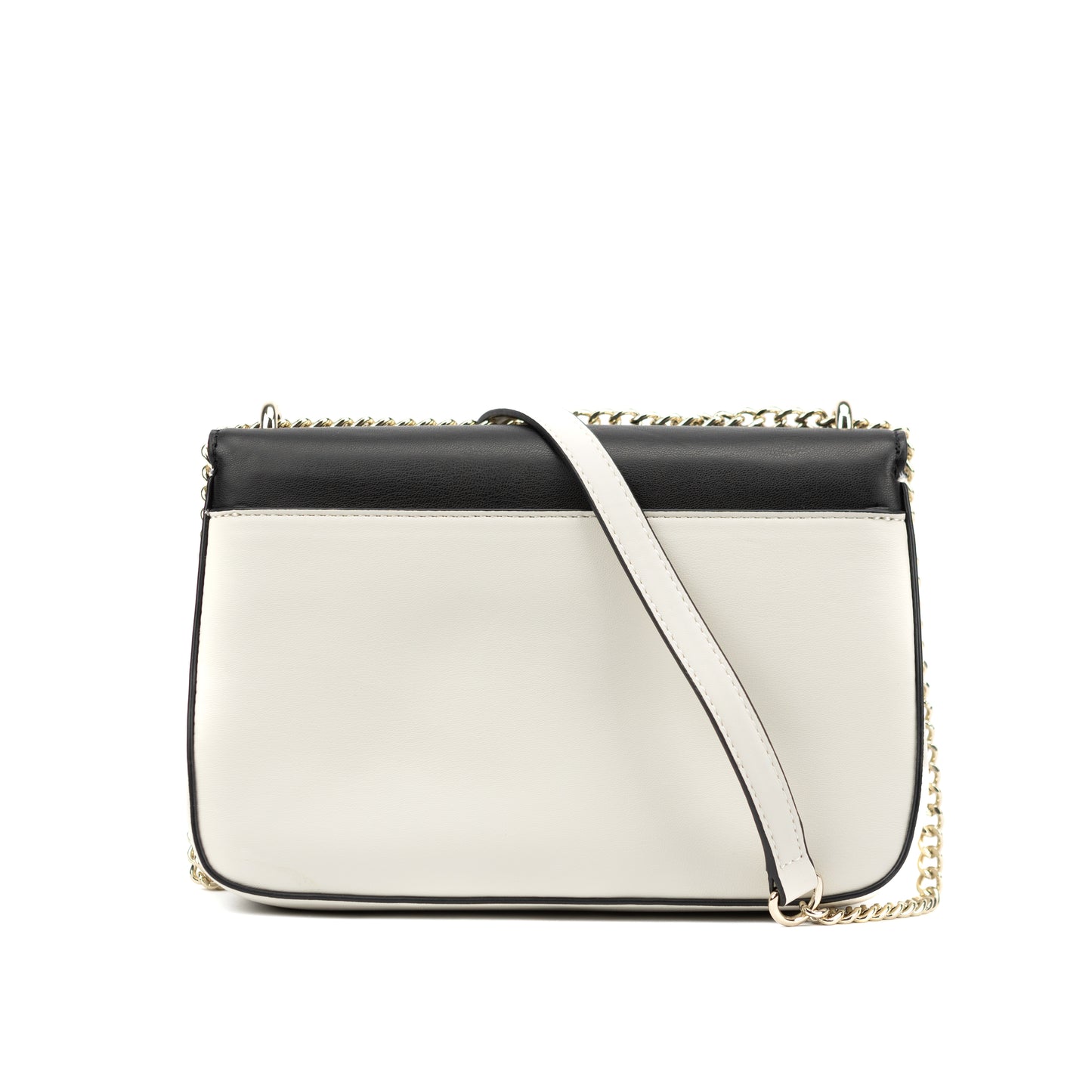 DKNY BRAYANNA FLAP R14EHQ34 BLACK/WHITE