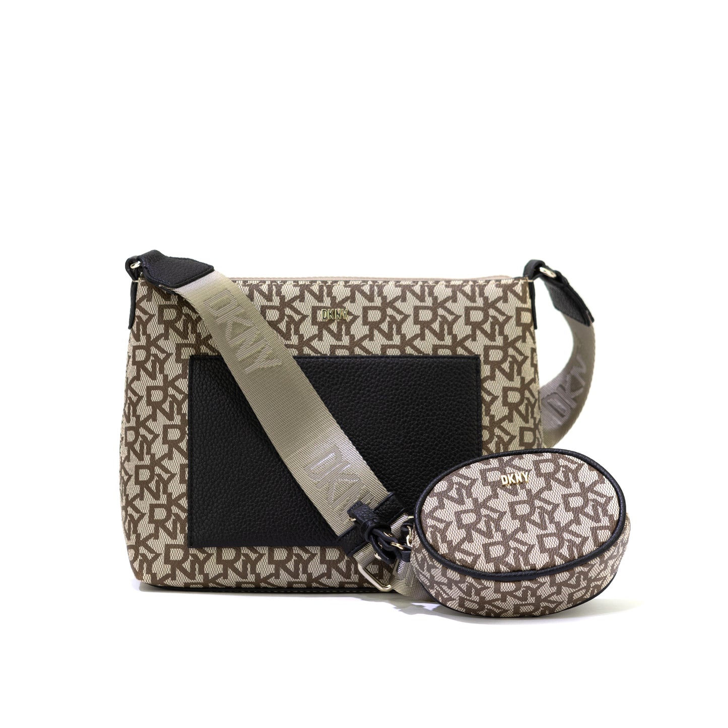 DKNY CRAWSON CBODY W DANG R33EJZ69 B8Q BRWN/BLK