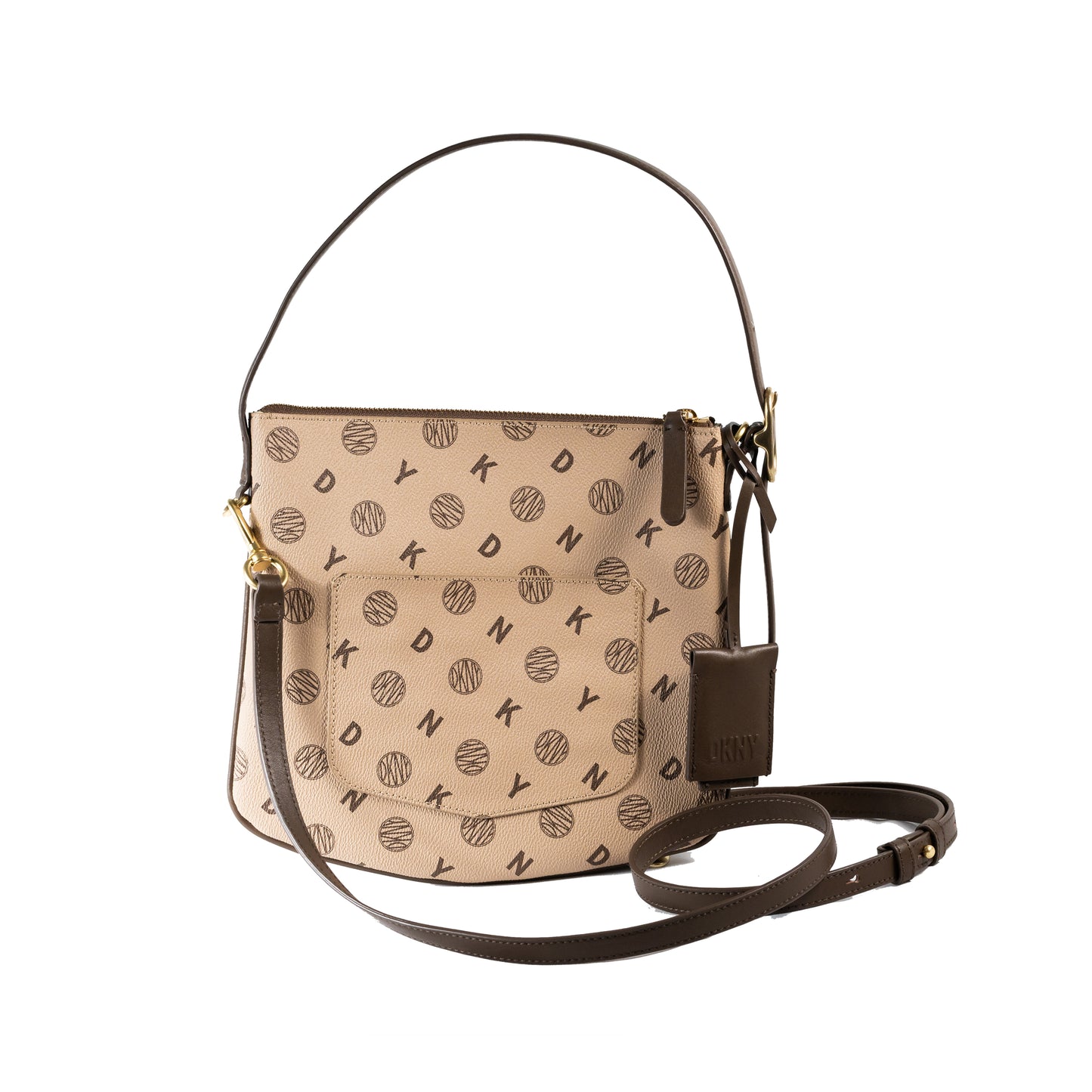 DKNY The Medium Logo Optimist Shoulder Bag