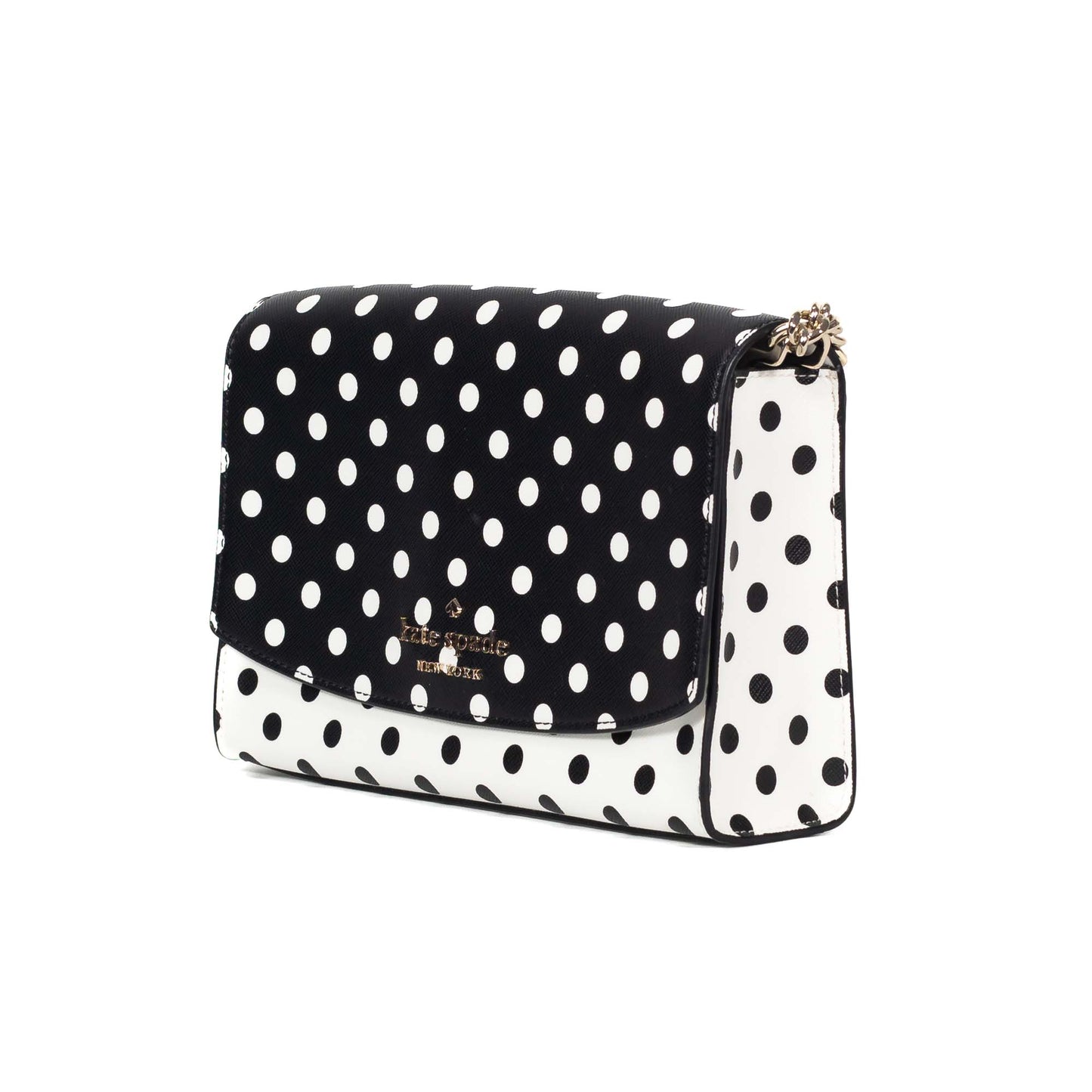 KATE SPADE WKR00647 BLACK POLKA CROSSBODY